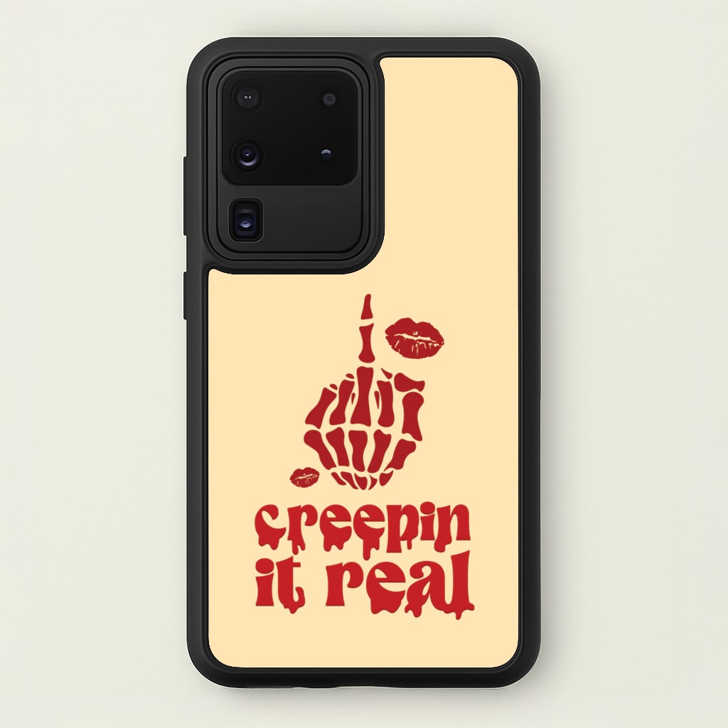Creepin It Real - Halloween Phone Case for Galaxy S20 Ultra