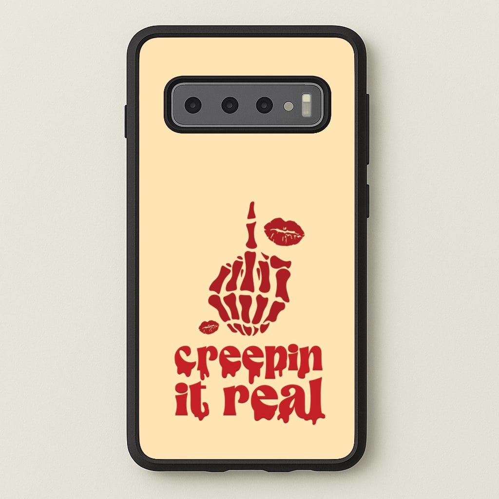 Creepin It Real - Halloween Phone Case for Galaxy S10 Plus
