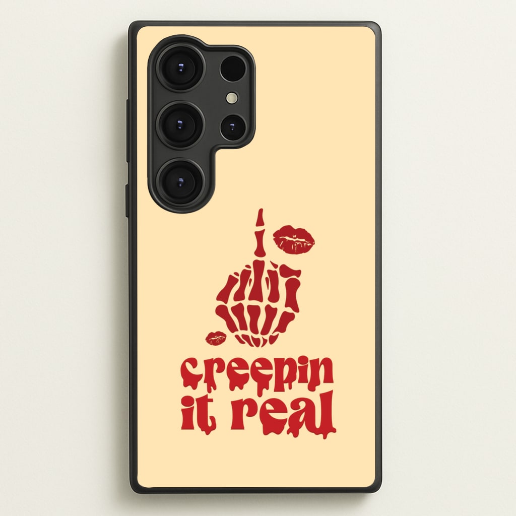 Creepin It Real - Halloween Phone Case for Galaxy S25 Ultra