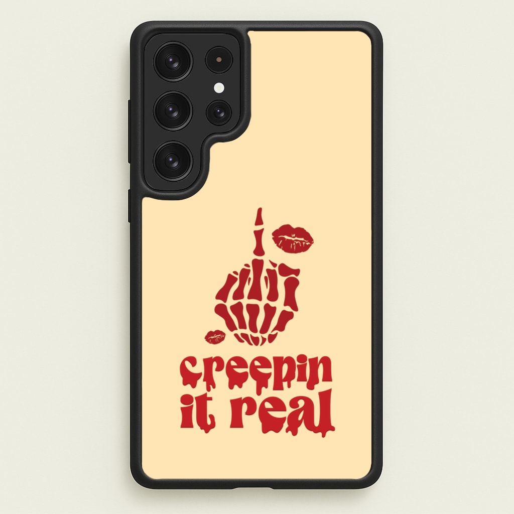 Creepin It Real - Halloween Phone Case for Galaxy S22 Ultra