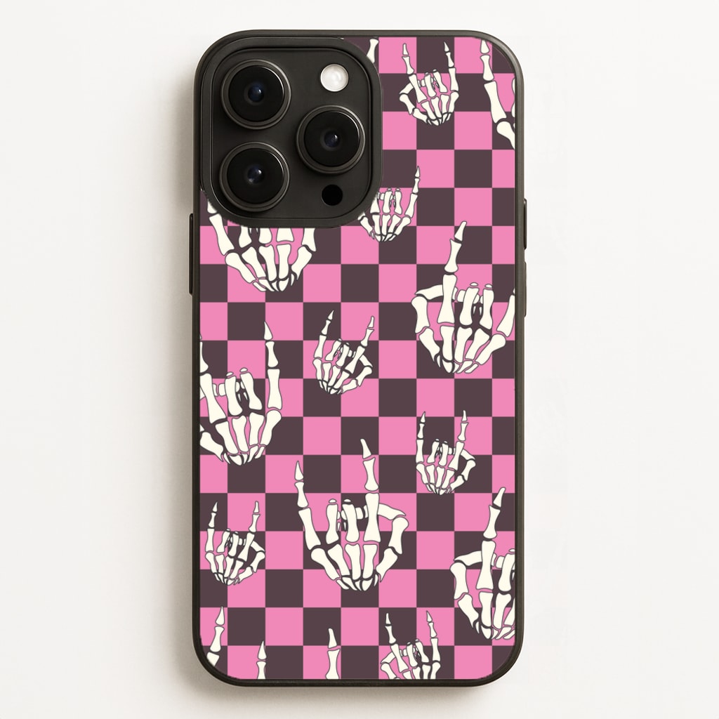 Rock On Skeleton  - Halloween Phone Case for iPhone 16 Pro Max