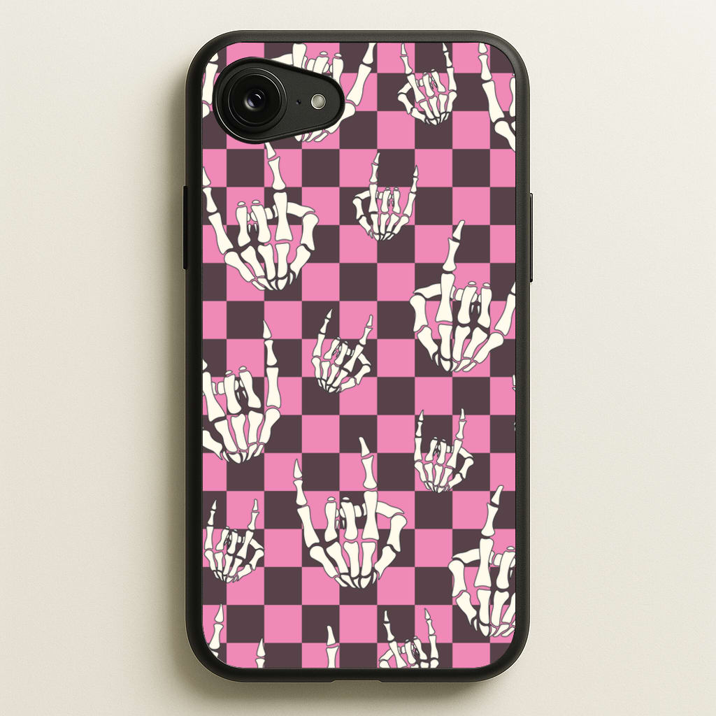 Rock On Skeleton  - Halloween Phone Case for iPhone 16e