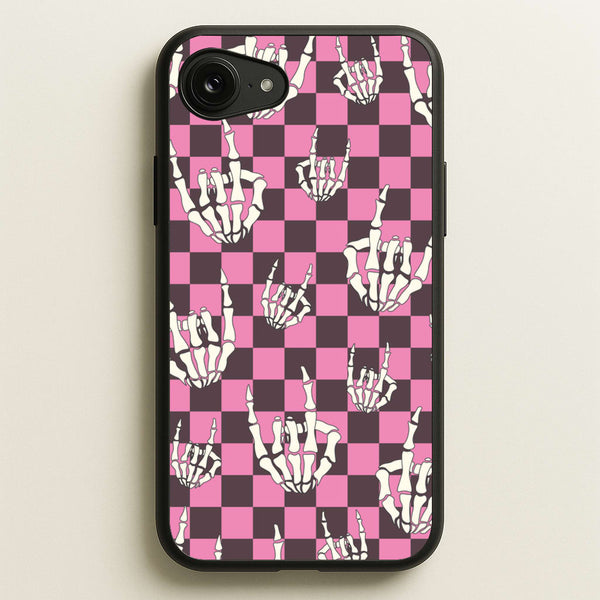 Rock On Skeleton - Halloween Phone Case for iPhone 16e