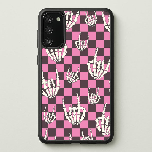 Rock On Skeleton - Halloween Phone Case for Galaxy S20FE