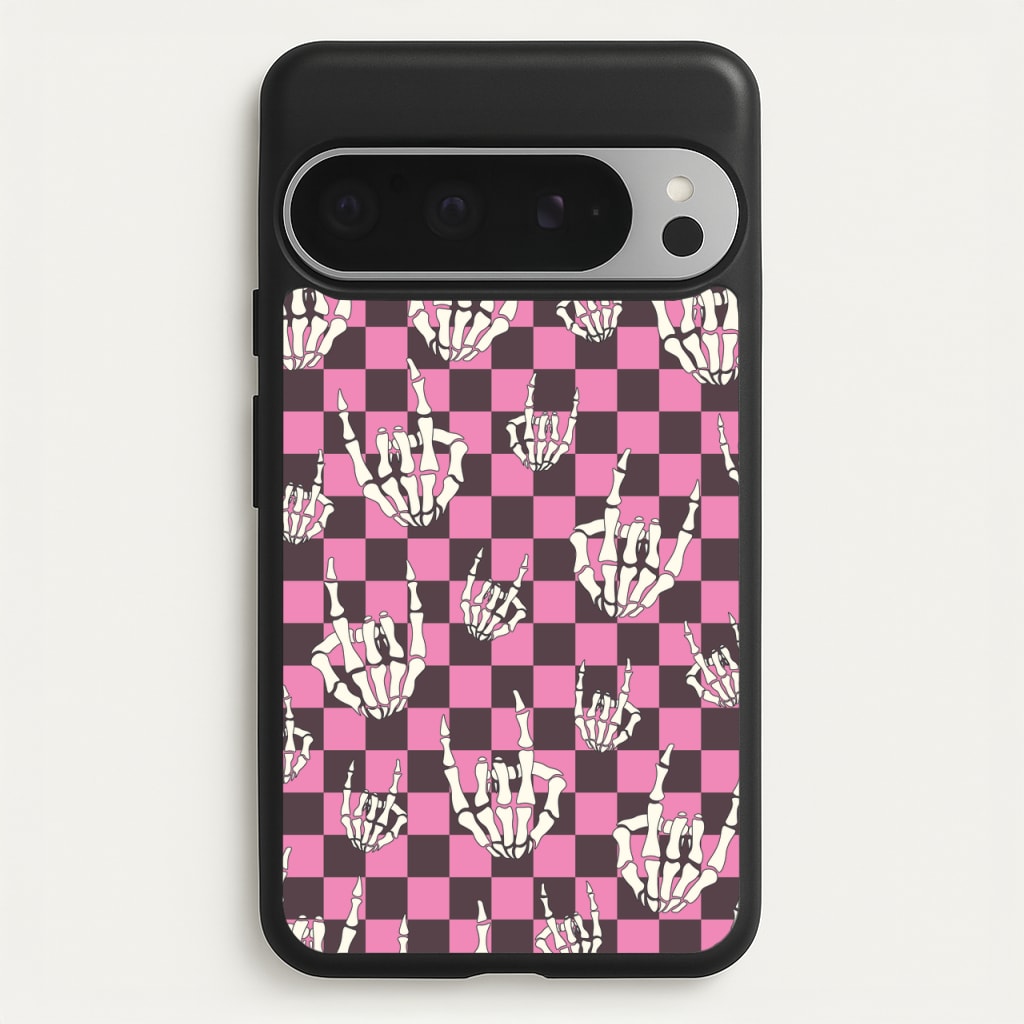 Rock On Skeleton - Halloween Phone Case for Google Pixel 9 Pro XL