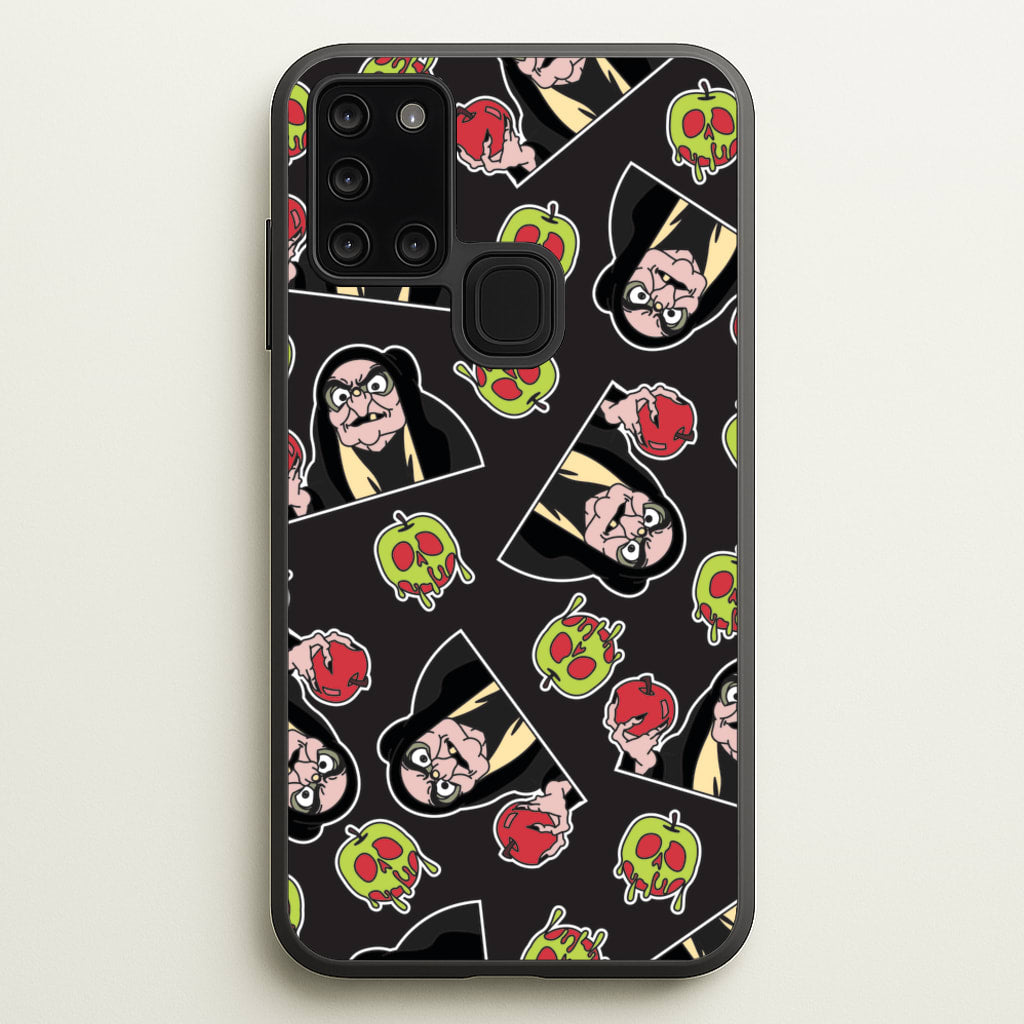 Witch Pattern - Halloween Phone Case for Galaxy A21s