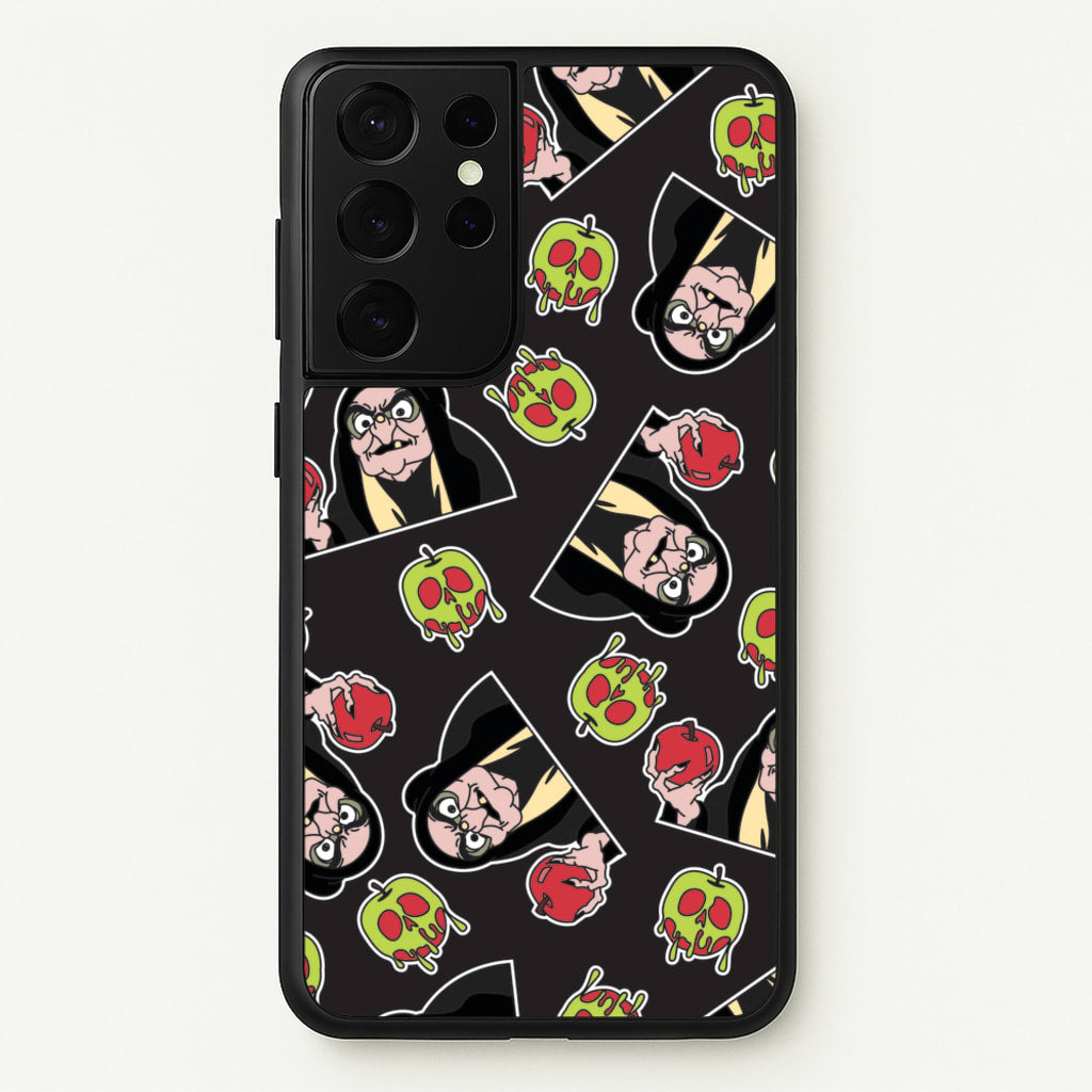 Witch Pattern - Halloween Phone Case for Galaxy S21 Ultra