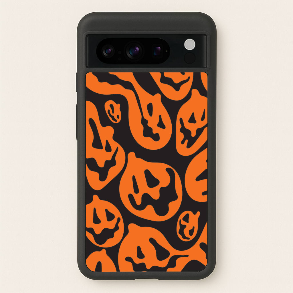 Pumpkin Pattern - Halloween Phone Case for Google Pixel 8 Pro