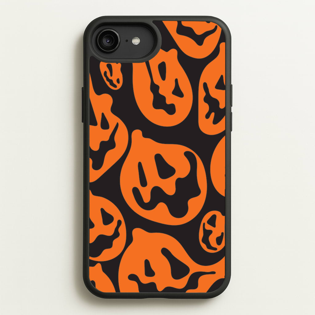 Pumpkin Pattern - Halloween Phone Case for iPhone 6 Plus / 7 Plus / 8 Plus