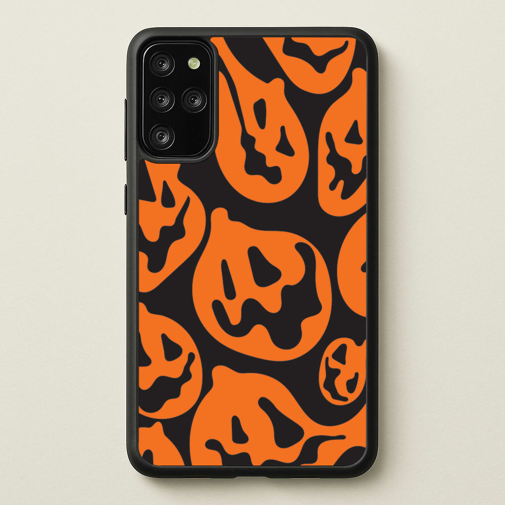 Pumpkin Pattern - Halloween Phone Case for Galaxy S20 Plus