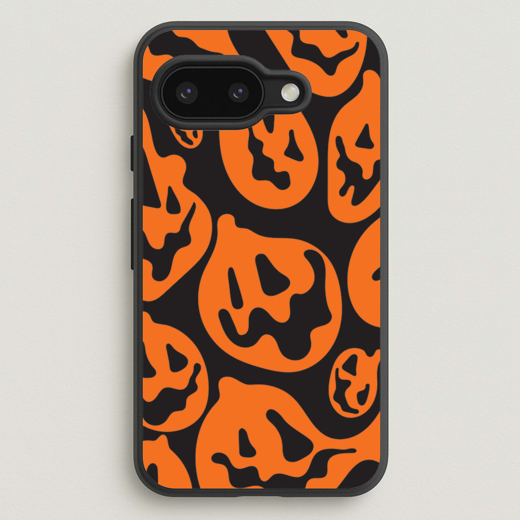 Pumpkin Pattern - Halloween Phone Case for Google Pixel 9a