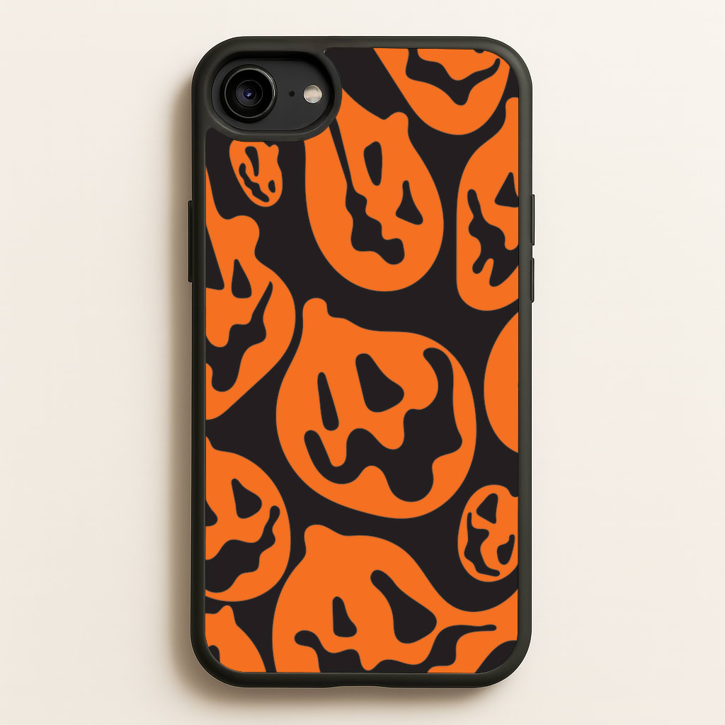Pumpkin Pattern - Halloween Phone Case for iPhone 6 / 7 / 8 / SE