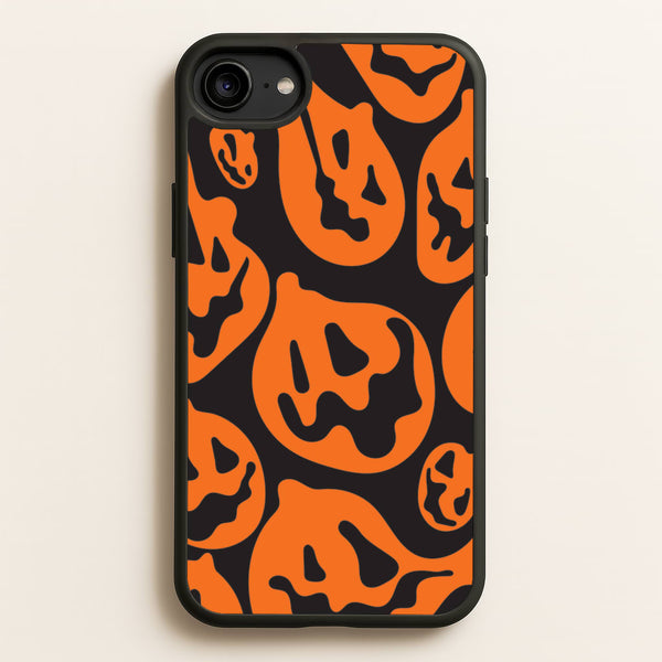 Pumpkin Pattern - Halloween Phone Case for iPhone 6 / 7 / 8 / SE