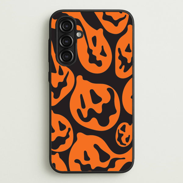 Pumpkin Pattern - Halloween Phone Case for Galaxy A16