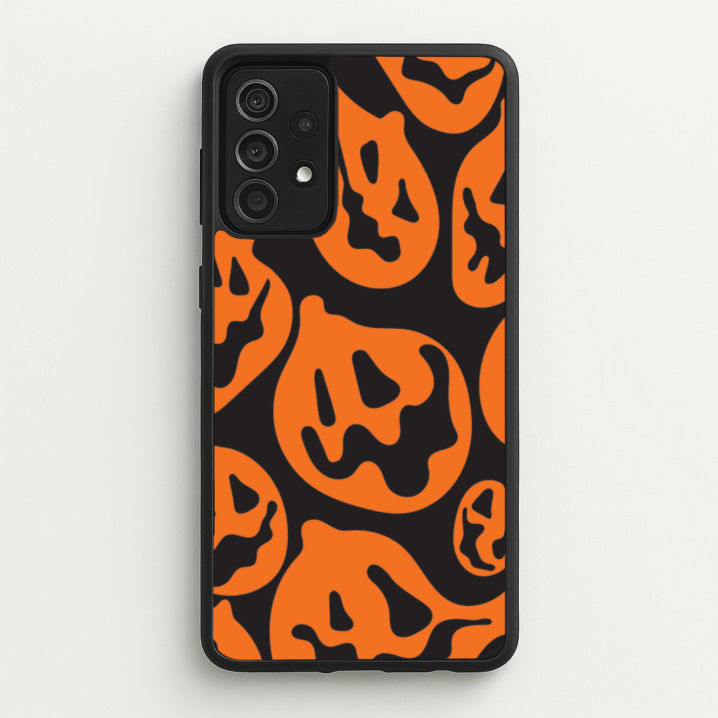 Pumpkin Pattern - Halloween Phone Case for Galaxy A52 / A52s