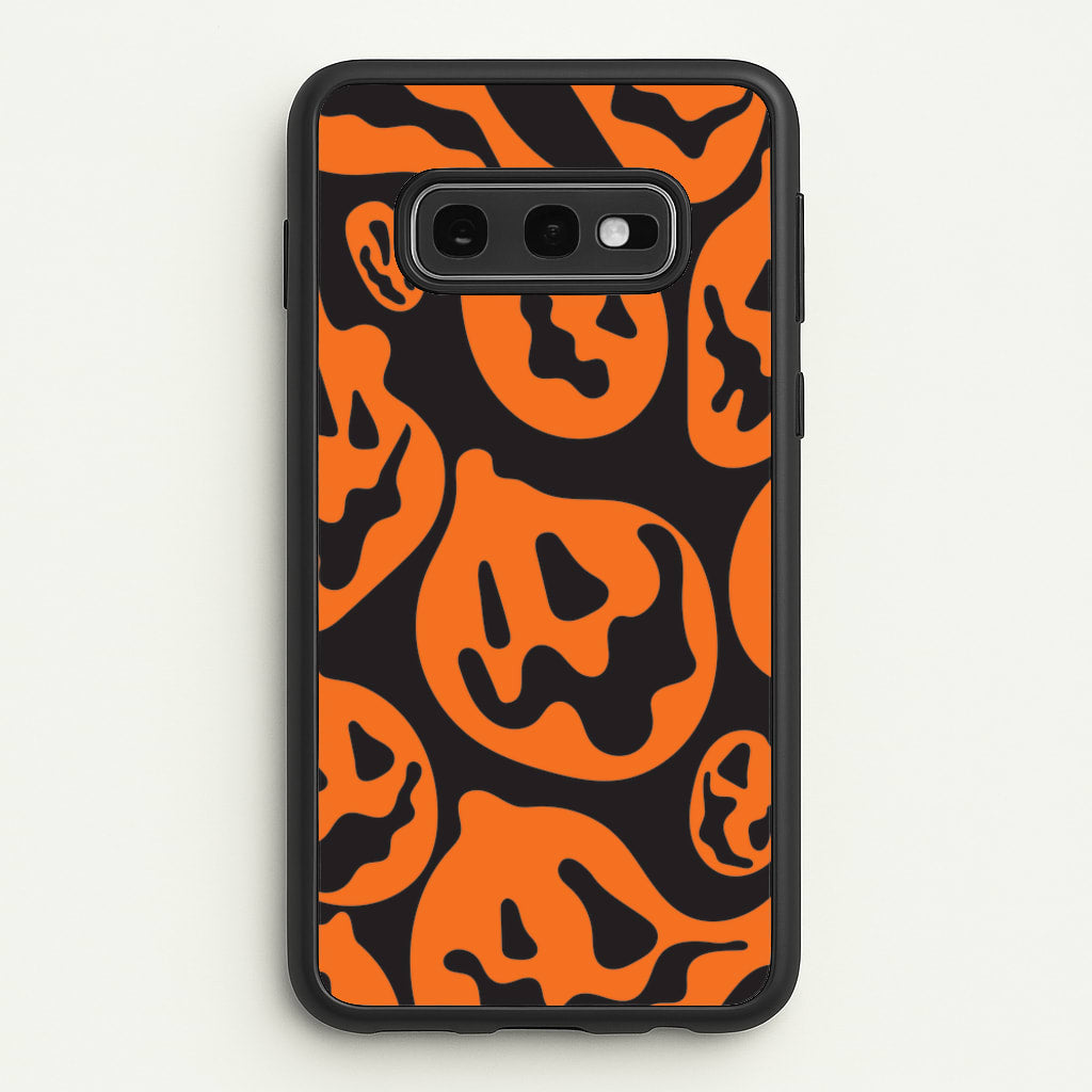 Pumpkin Pattern - Halloween Phone Case for Galaxy S10e