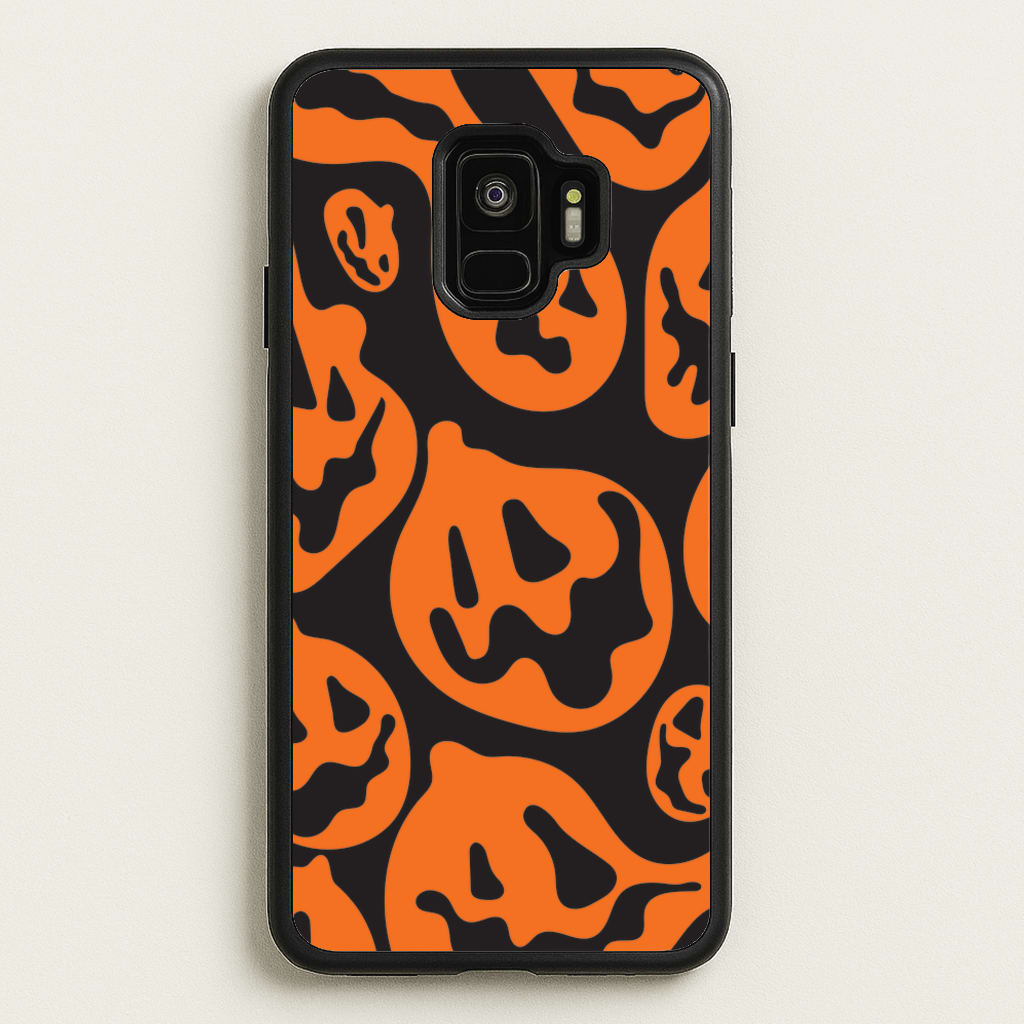 Pumpkin Pattern - Halloween Phone Case for Galaxy S9