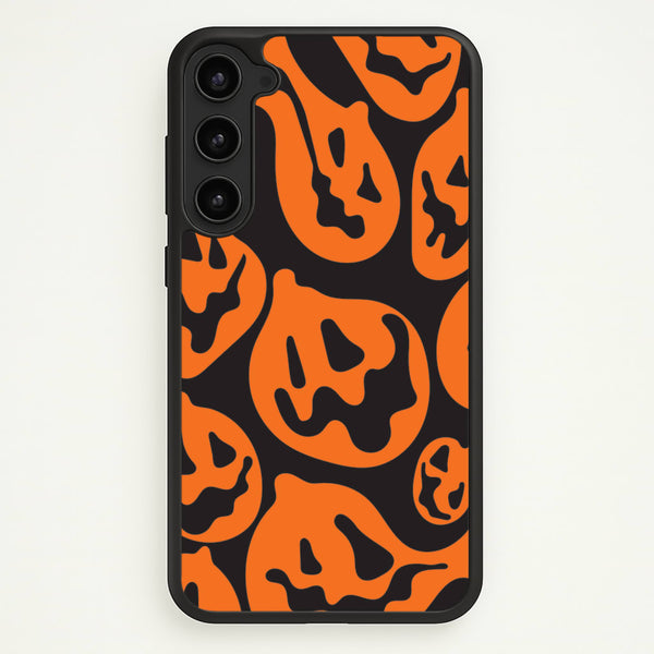 Pumpkin Pattern - Halloween Phone Case for Galaxy S23 Plus