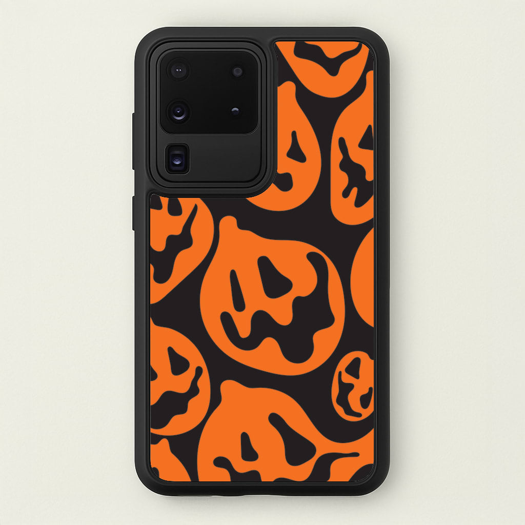 Pumpkin Pattern - Halloween Phone Case for Galaxy S20 Ultra