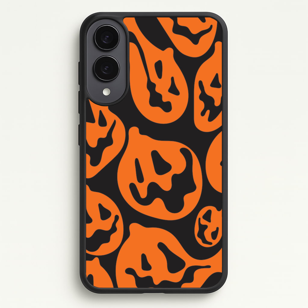 Pumpkin Pattern - Halloween Phone Case for Galaxy S25 Edge