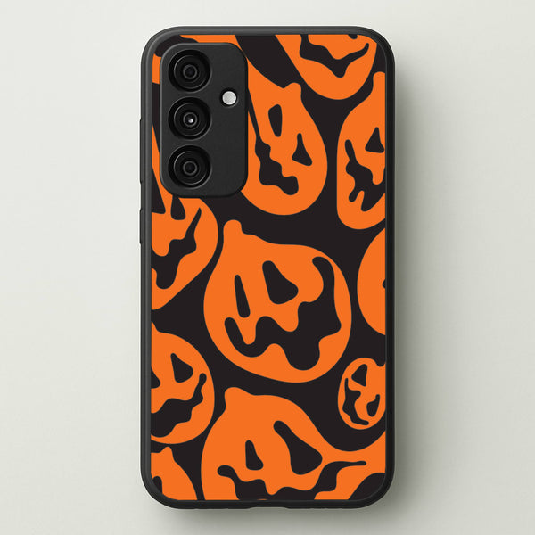 Pumpkin Pattern - Halloween Phone Case for Galaxy A55