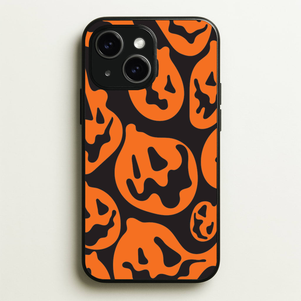 Pumpkin Pattern - Halloween Phone Case for iPhone 15