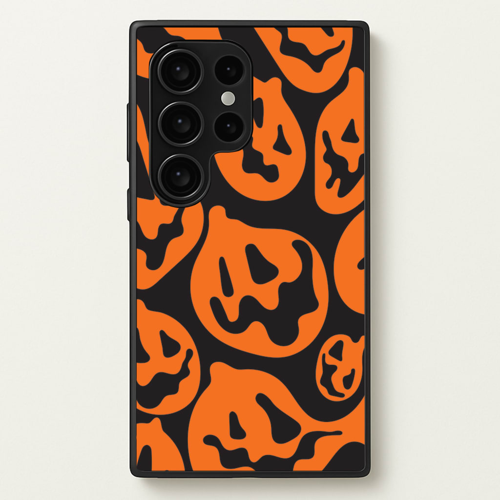 Pumpkin Pattern - Halloween Phone Case for Galaxy S24 Ultra