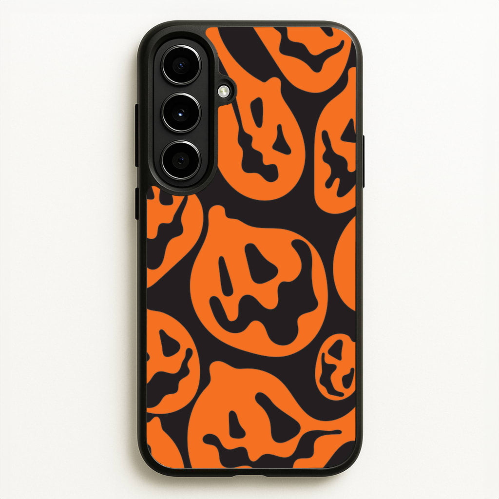 Pumpkin Pattern - Halloween Phone Case for Galaxy A56