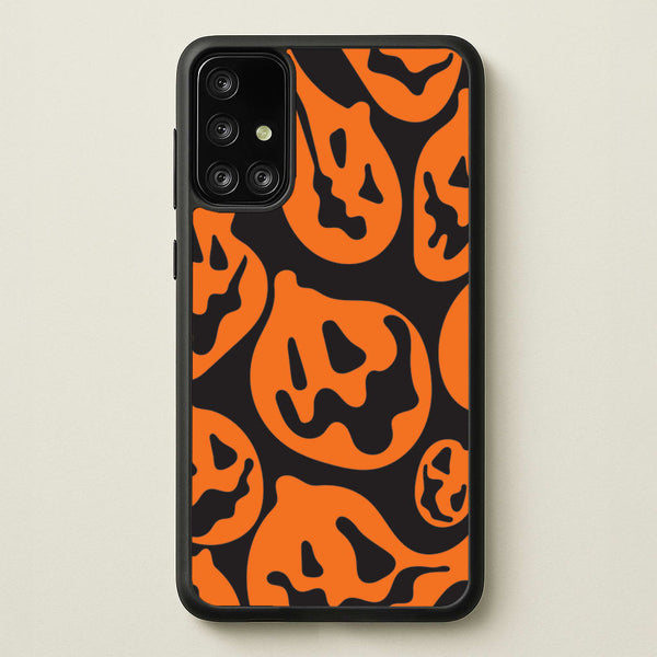 Pumpkin Pattern - Halloween Phone Case for Galaxy A71