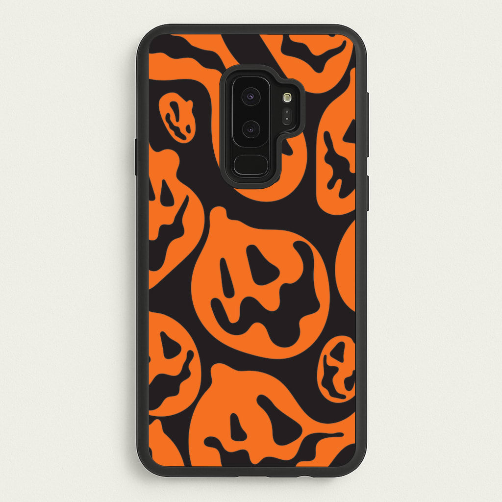 Pumpkin Pattern - Halloween Phone Case for Galaxy S9 Plus