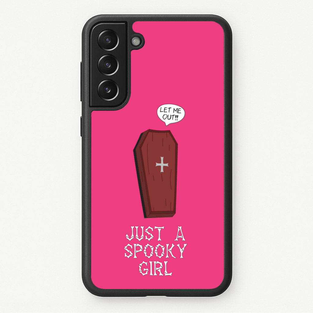 Just A Spooky Girl - Halloween Phone Case for Galaxy S21