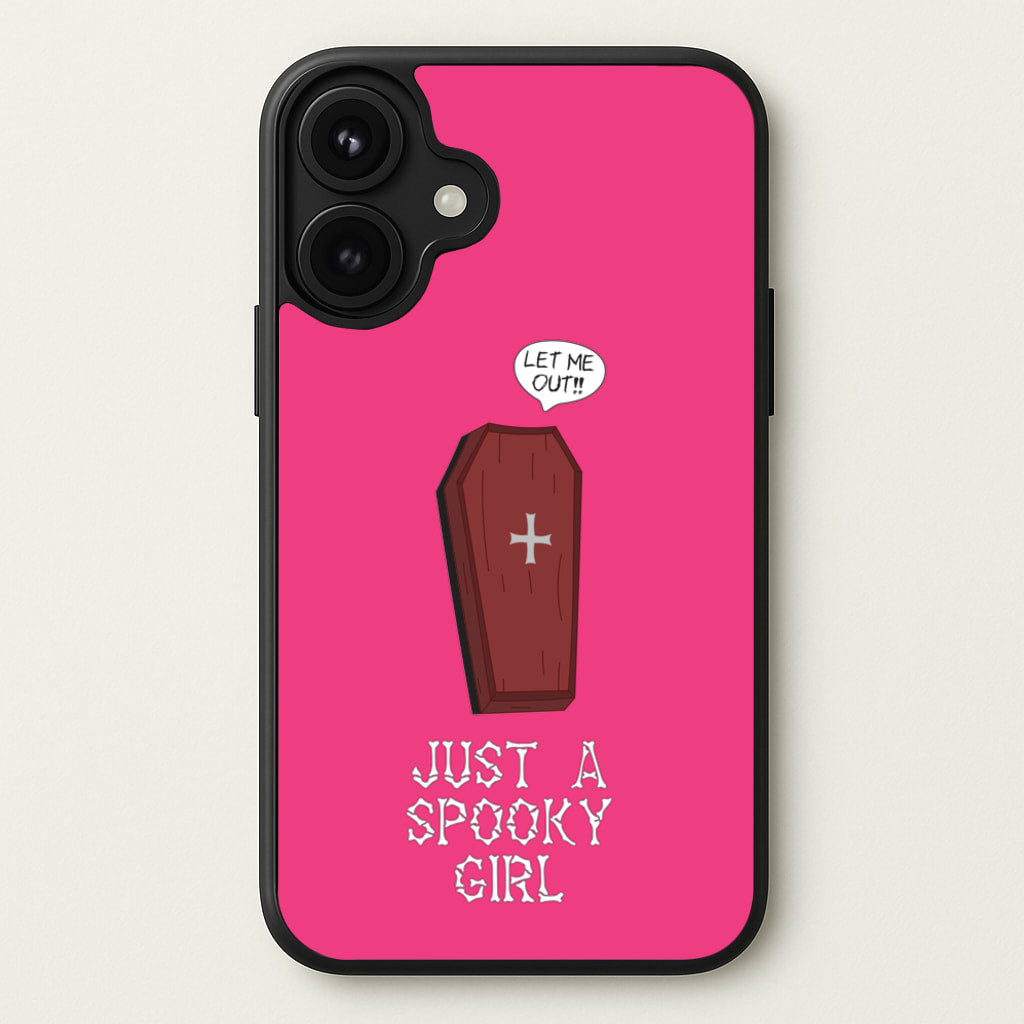 Just A Spooky Girl Phone Case for iPhone 17