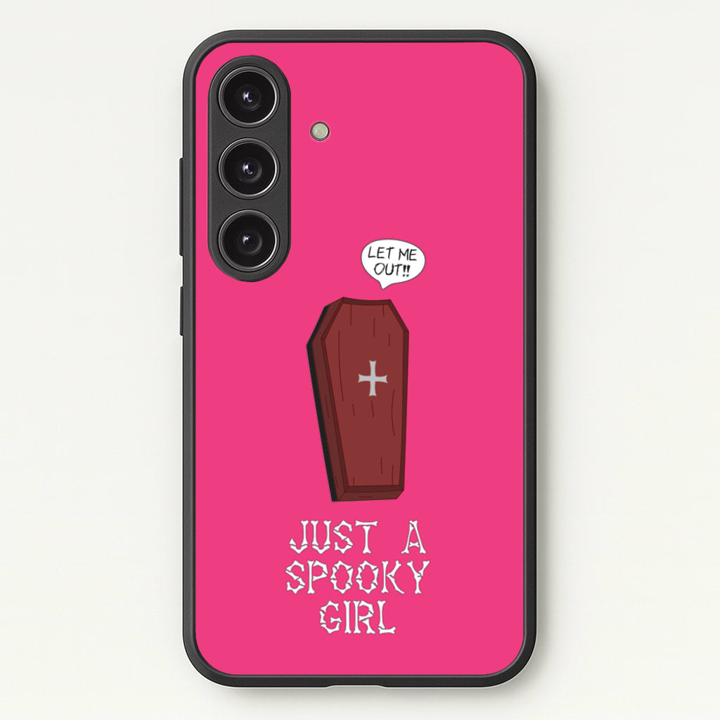 Just A Spooky Girl - Halloween Phone Case for Galaxy S24FE