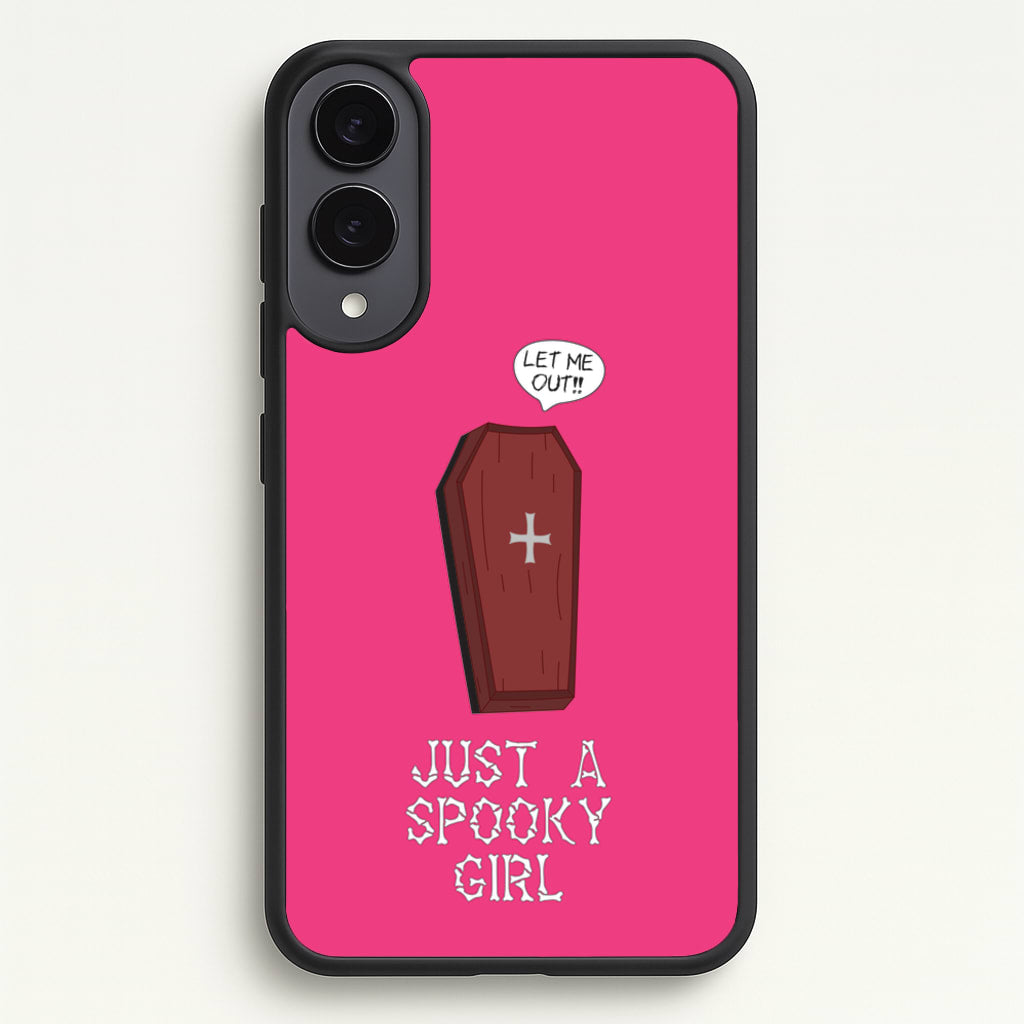 Just A Spooky Girl - Halloween Phone Case for Galaxy S25 Edge