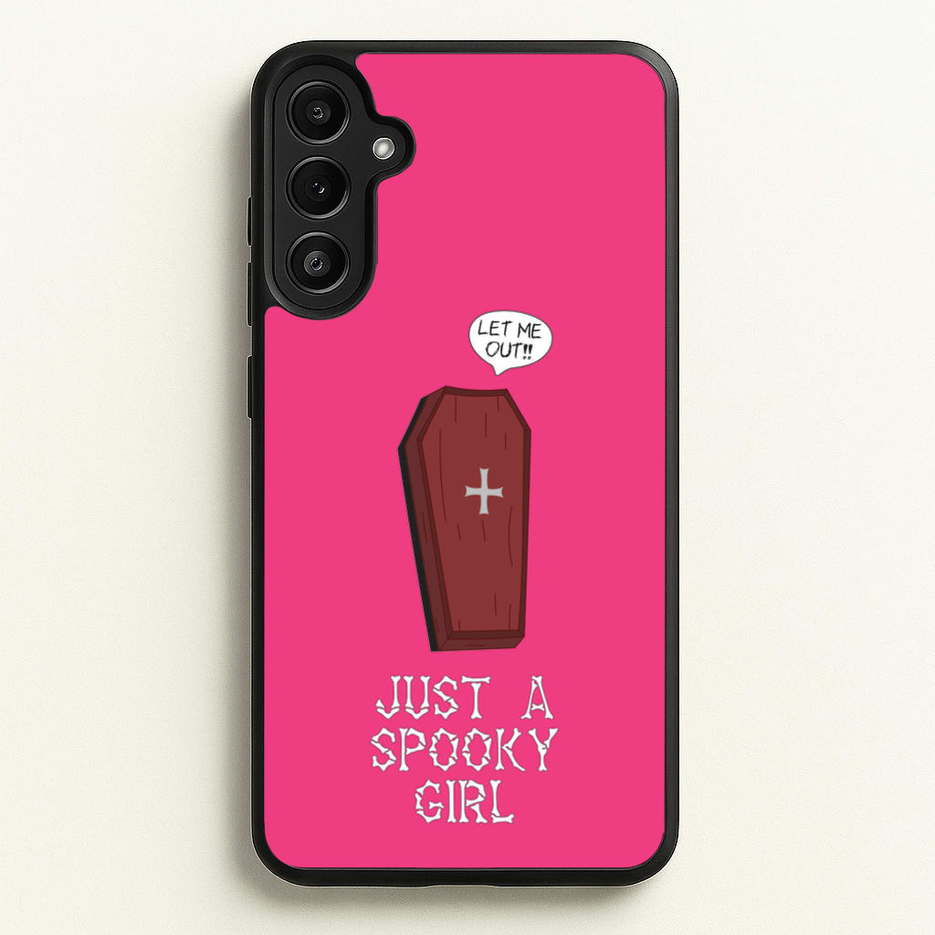Just A Spooky Girl - Halloween Phone Case for Galaxy A34