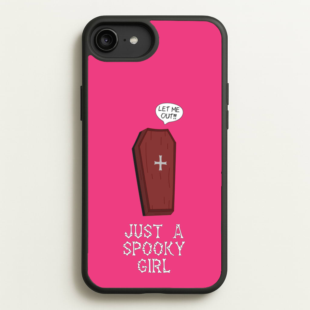 Just A Spooky Girl - Halloween Phone Case for iPhone 6 Plus / 7 Plus / 8 Plus