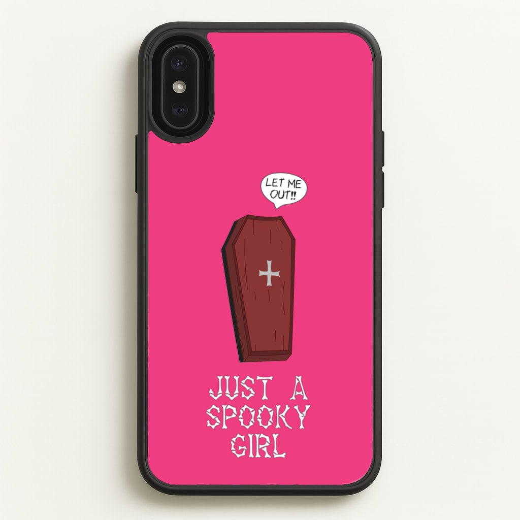 Just A Spooky Girl - Halloween Phone Case for iPhone XS Max