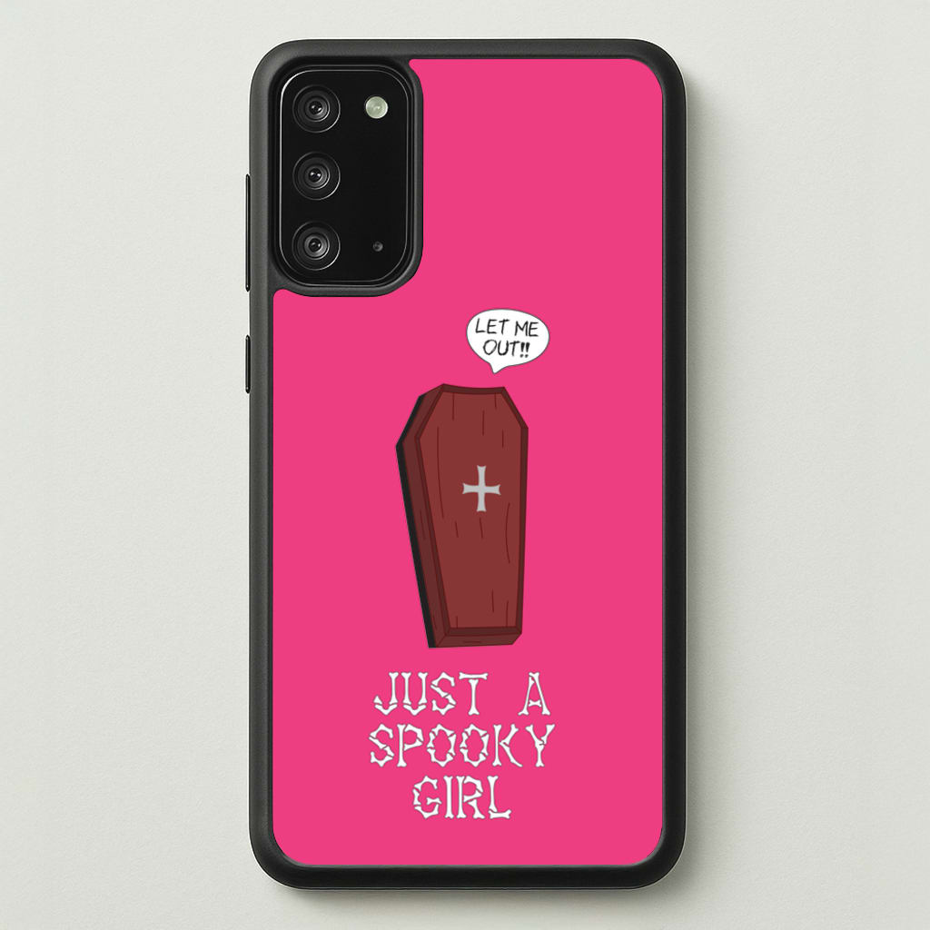 Just A Spooky Girl - Halloween Phone Case for Galaxy Note 20