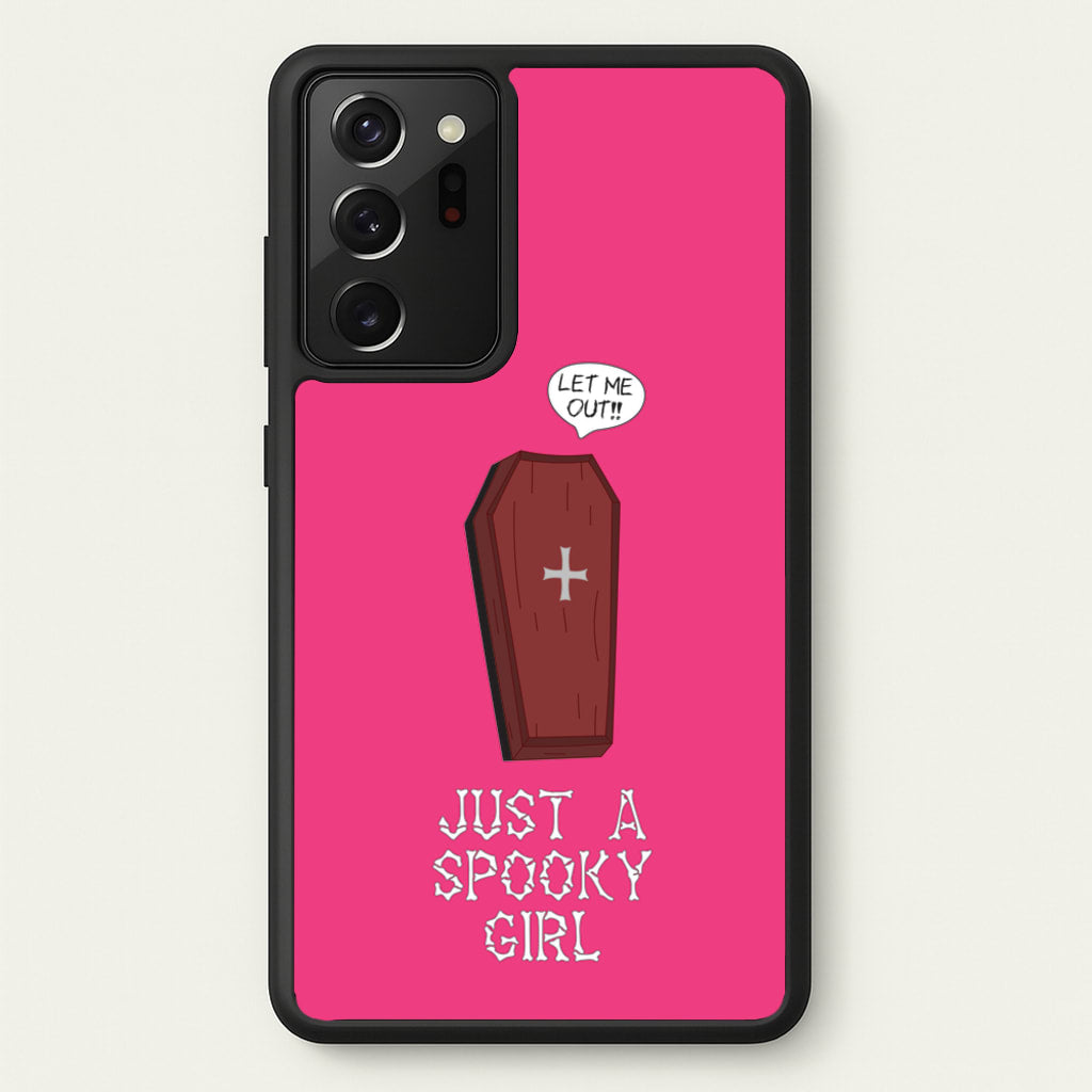 Just A Spooky Girl - Halloween Phone Case for Galaxy Note 20 Ultra