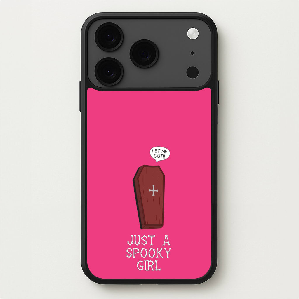 Just A Spooky Girl Phone Case for iPhone 17 Pro
