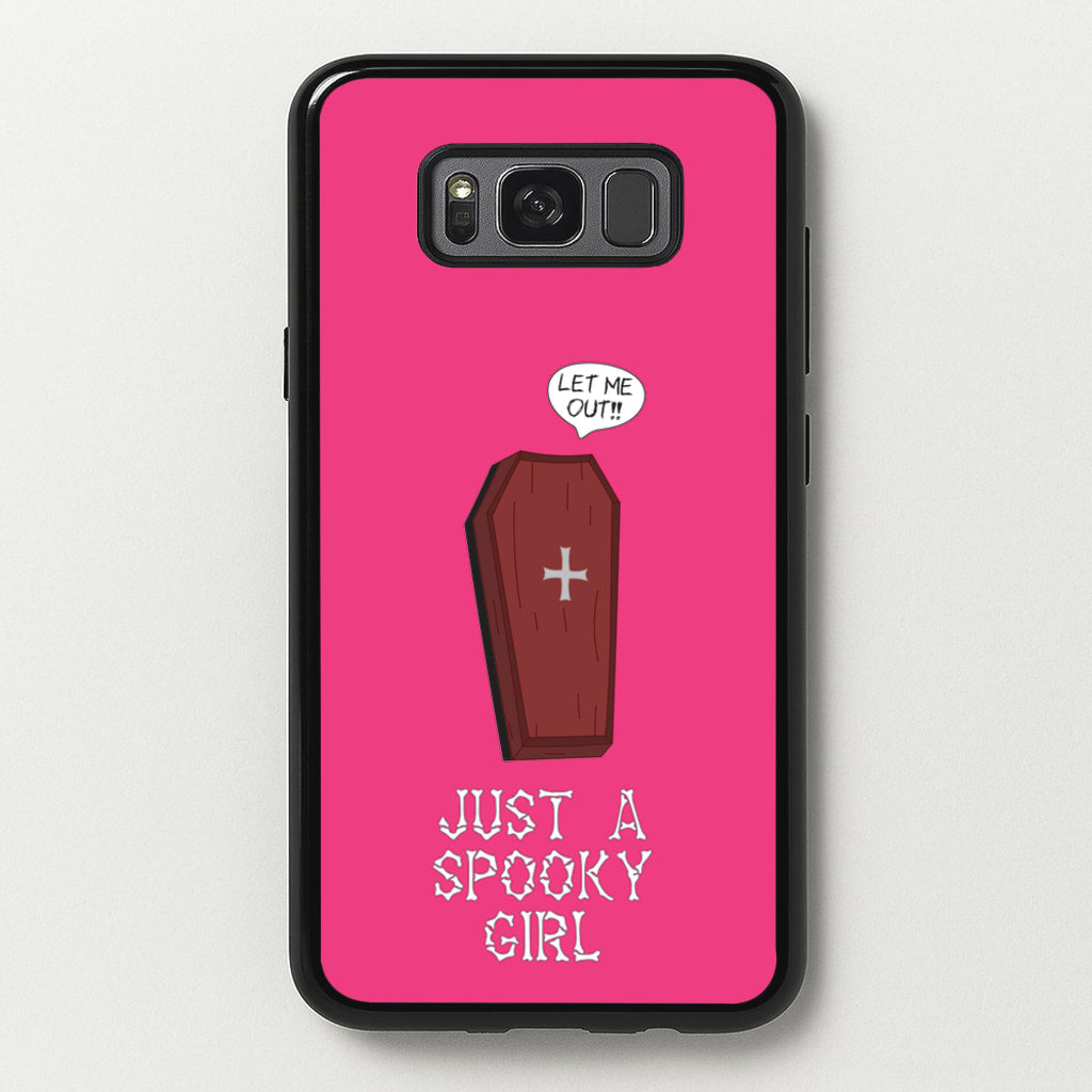 Just A Spooky Girl - Halloween Phone Case for Galaxy S8