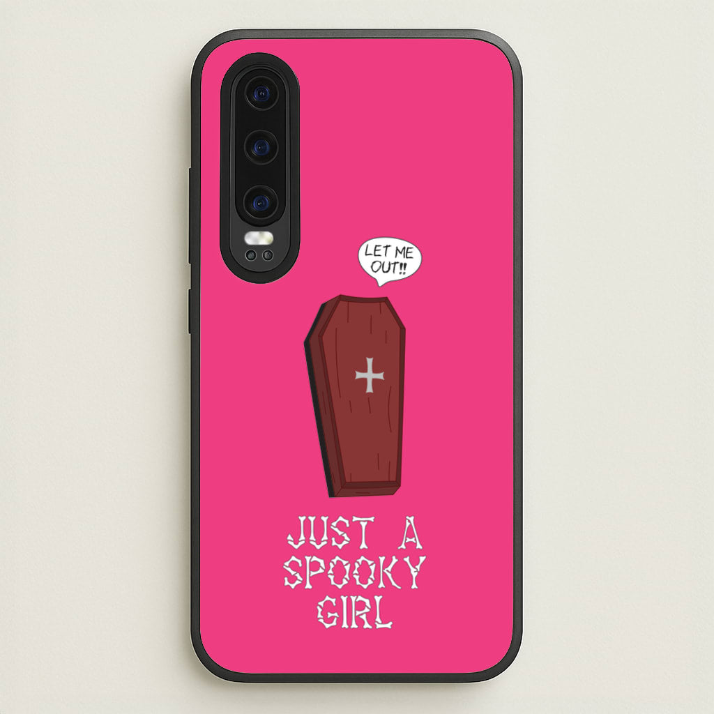 Just A Spooky Girl - Halloween Phone Case for Huawei P30