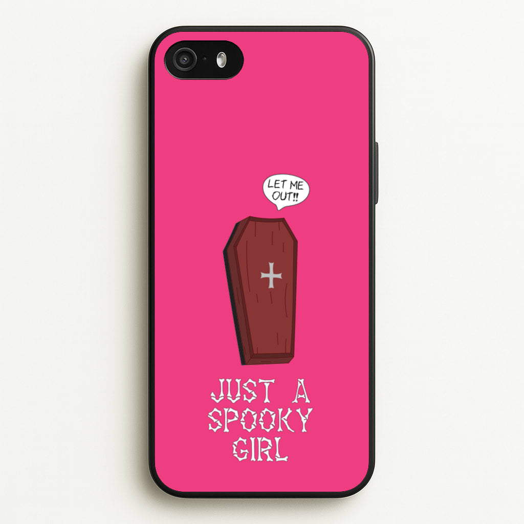 Just A Spooky Girl - Halloween Phone Case for iPhone 5 / 5s / SE 2016