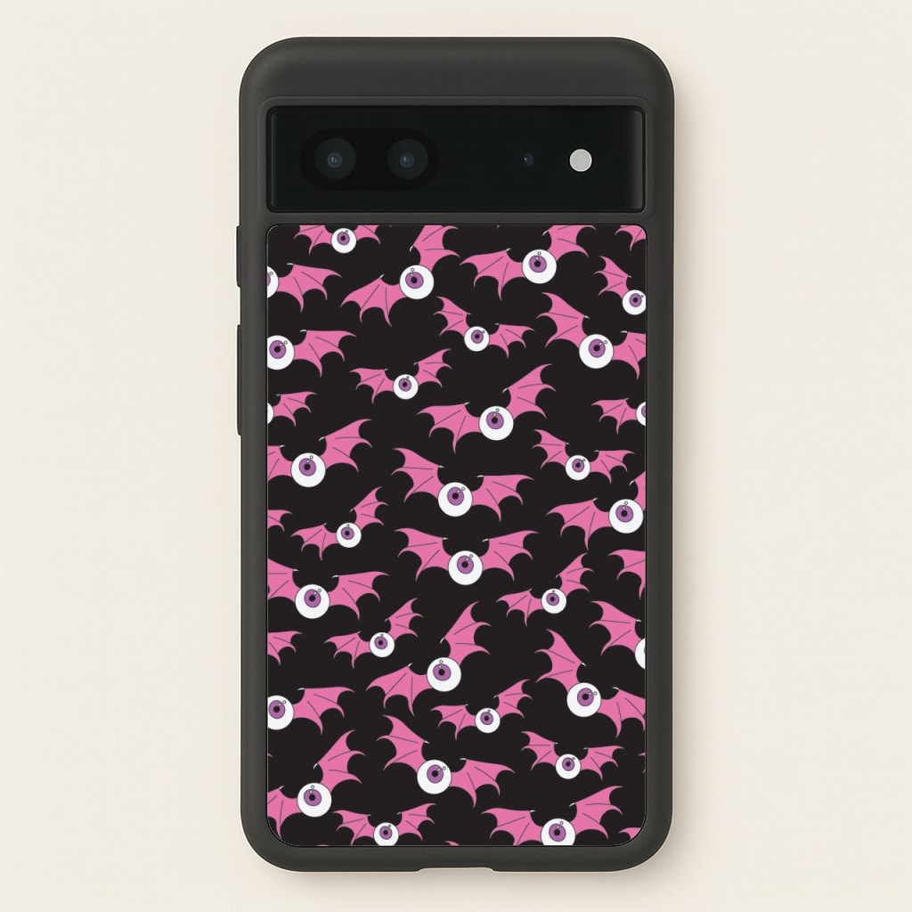 Bat Eye Pattern - Halloween Phone Case for Google Pixel 7