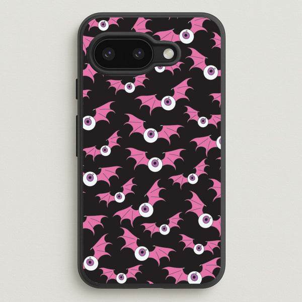 Bat Eye Pattern - Halloween Phone Case for Google Pixel 9a