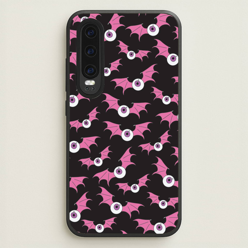 Bat Eye Pattern - Halloween Phone Case for Huawei P30