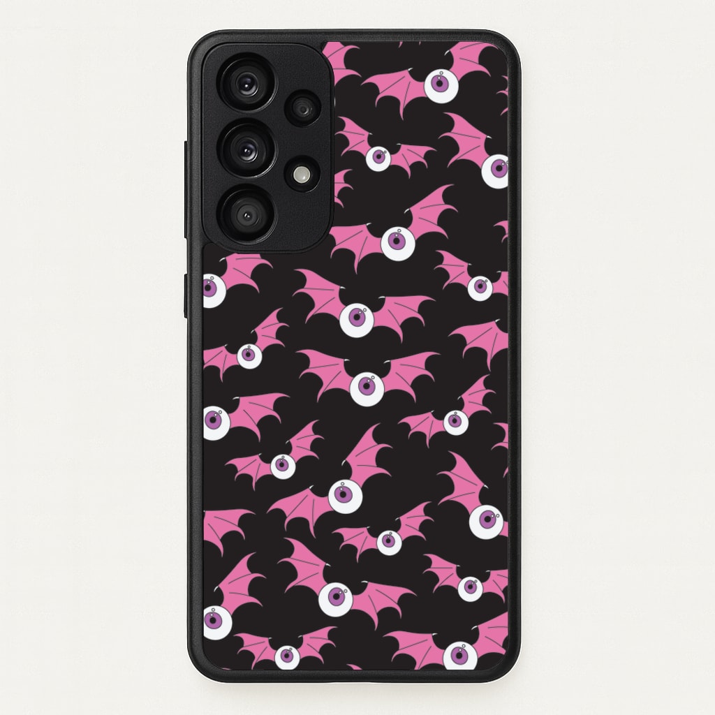 Bat Eye Pattern - Halloween Phone Case for Galaxy A53