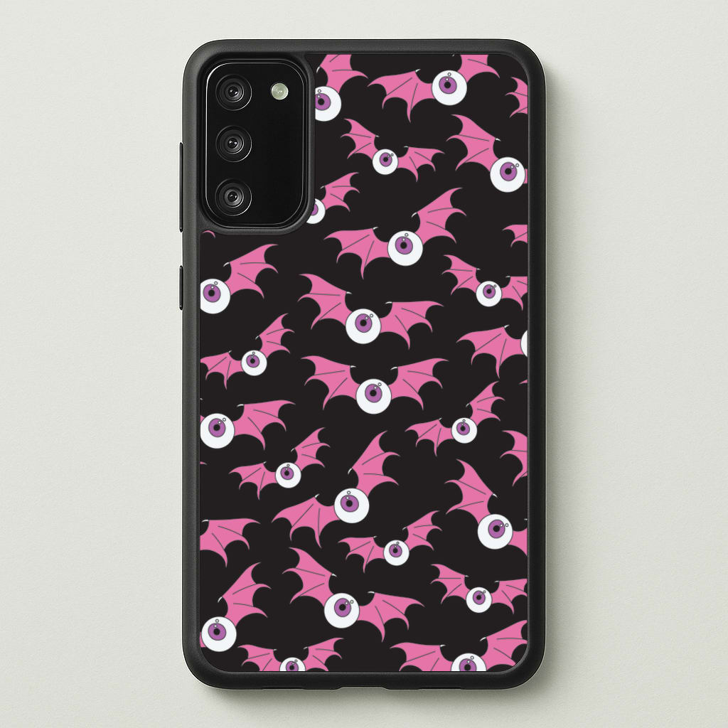 Bat Eye Pattern - Halloween Phone Case for Galaxy S20FE