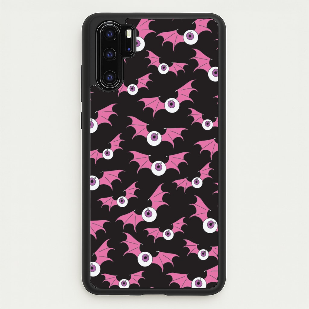 Bat Eye Pattern - Halloween Phone Case for Huawei P30 Pro