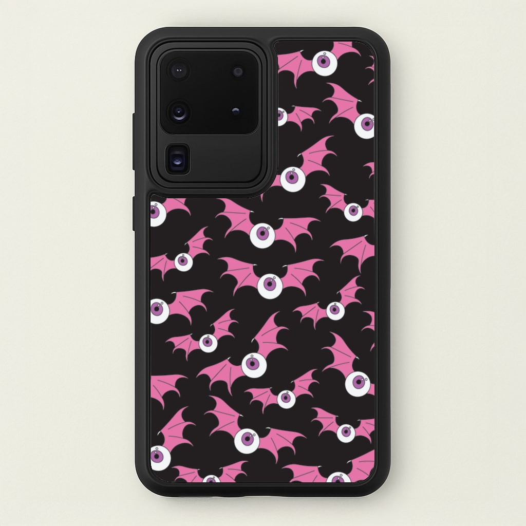 Bat Eye Pattern - Halloween Phone Case for Galaxy S20 Ultra